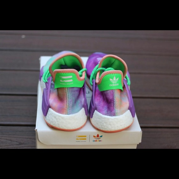 Adidas X Pharrell | Human Race NMD | Holi Festival | Chalk Coral | 10 - Picture 6 of 8